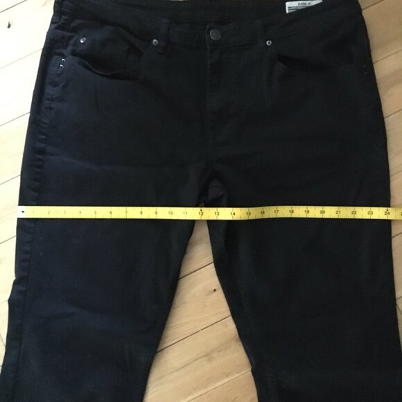 Buffalo David Bitton Black Sam-X Slim Straight Stretch Jeans - Picture 10 of 15